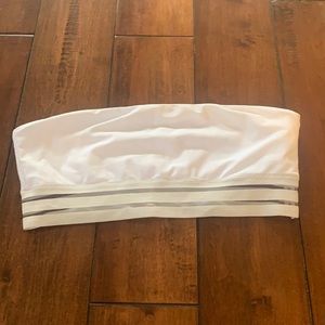 White Shein kini top M